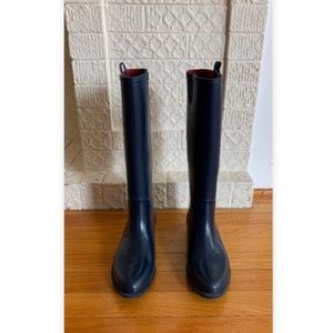 Tommy Hilfiger Navy Rain Boots